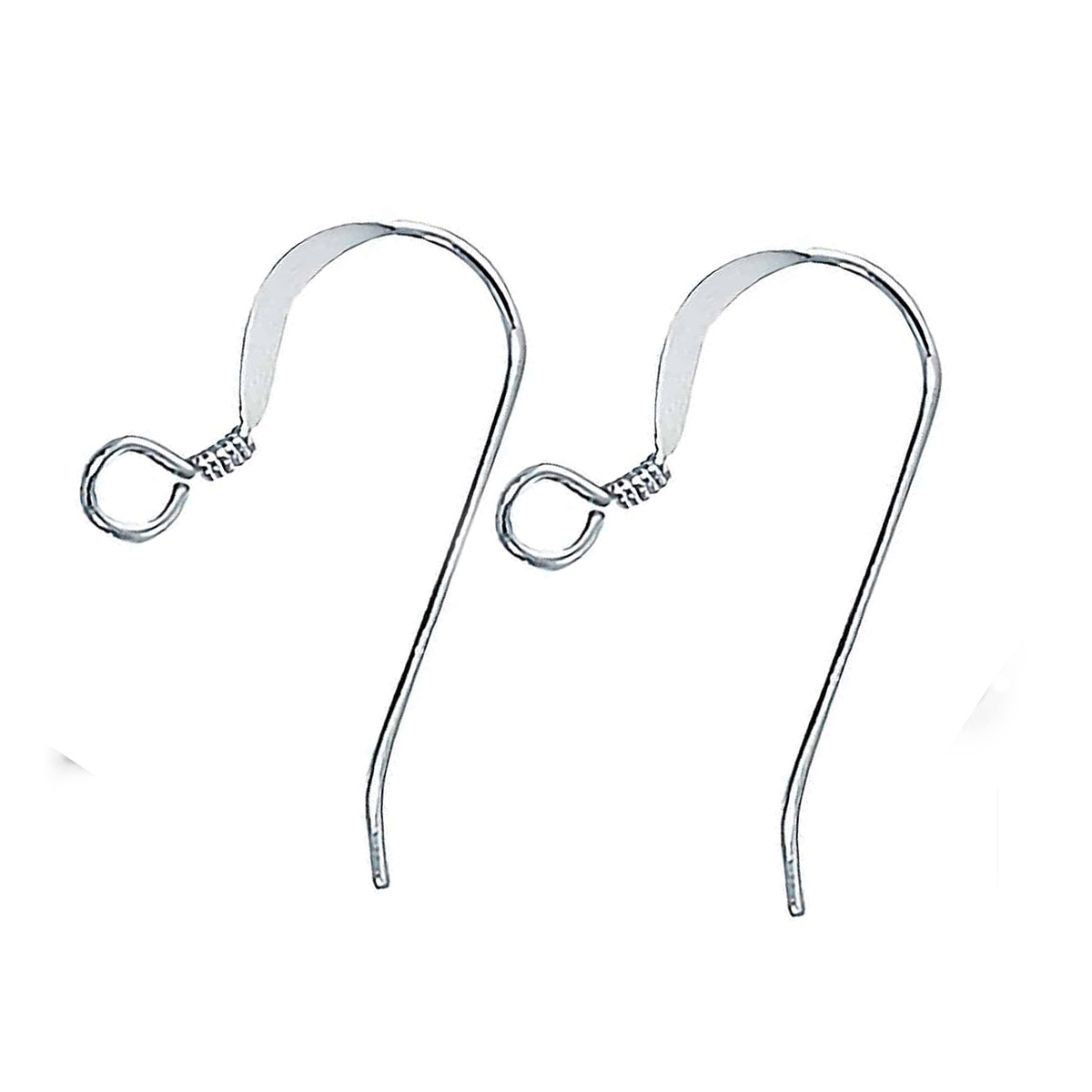 1 Pair Ball End Earring Wire Fish Hook Wire in Sterling Silver, Jewelry  Making Supplies -  Canada