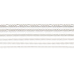 925 Sterling Silver - Figaro 3:1 - Necklace Chain