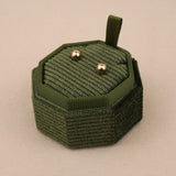 Olive Green - Octagon Earring Box