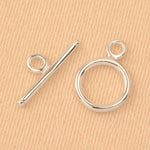 925 Sterling Silver - Flat Toggle Clasp