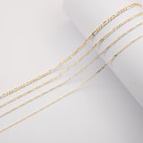 9ct Yellow Gold - Figaro 3:1 - Chain Extender