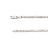 925 Sterling Silver - Figaro 3:1 - Chain Extender