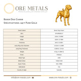 24ct Pure Gold - Boxer Dog Charm