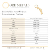 24ct Pure Gold - Sydney Harbour Bridge Gallery Charm