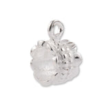 925 Sterling Silver - Pebbled Bail