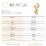 24ct Pure Gold - Bilby Charm