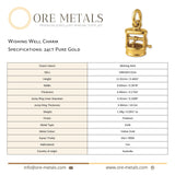 24ct Pure Gold - Wishing Well Charm