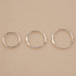 925 Sterling Silver - Faceted Sleepers