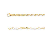 14ct Gold Filled - Bevelled Oval - Necklace Chain