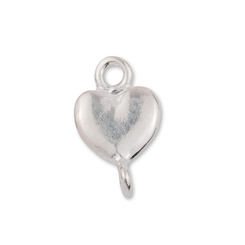 925 Sterling Silver - Sml Heart Connector Berlock