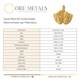 24ct Pure Gold - Laugh Now Cry Later Charm