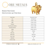 24ct Pure Gold - Boreray Ram Charm