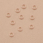 9ct Rose Gold - Round Closed Jump Rings