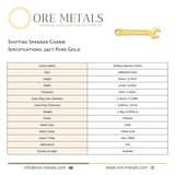 24ct Pure Gold - Shifting Spanner Charm