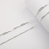 925 Sterling Silver - Paperclip - Chain Extender