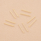 9ct Yellow Gold - Single Notch Earring Posts