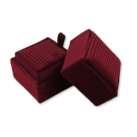 Maroon - Square Earring Box