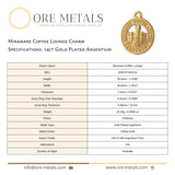 14ct Gold Plated - Miramare Coffee Lounge Charm