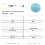 Amazonite - Round Cabochon