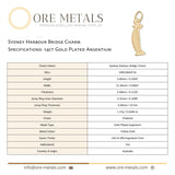 14ct Gold Plated - Sydney Harbour Bridge Charm