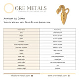 14ct Gold Plated - Amphora Jug Charm