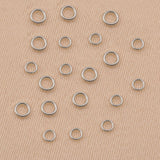 9ct White Gold - Round Closed Jump Rings