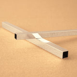 925 Sterling Silver - Square Tube