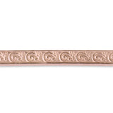 9ct Rose Gold - Pattern "C" - Embossed Strip