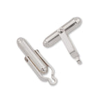 925 Sterling Silver - Heavy Bullet Cufflink Backs