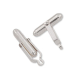 925 Sterling Silver - Heavy Bullet Cufflink Backs