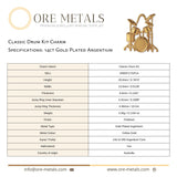 14ct Gold Plated - Classic Drum Kit Charm