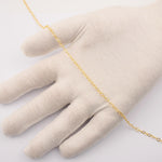 14ct Gold Filled - Bevelled Oval - Bracelet Chain