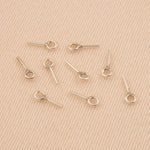 925 Sterling Silver - Closed Eye Head Pins