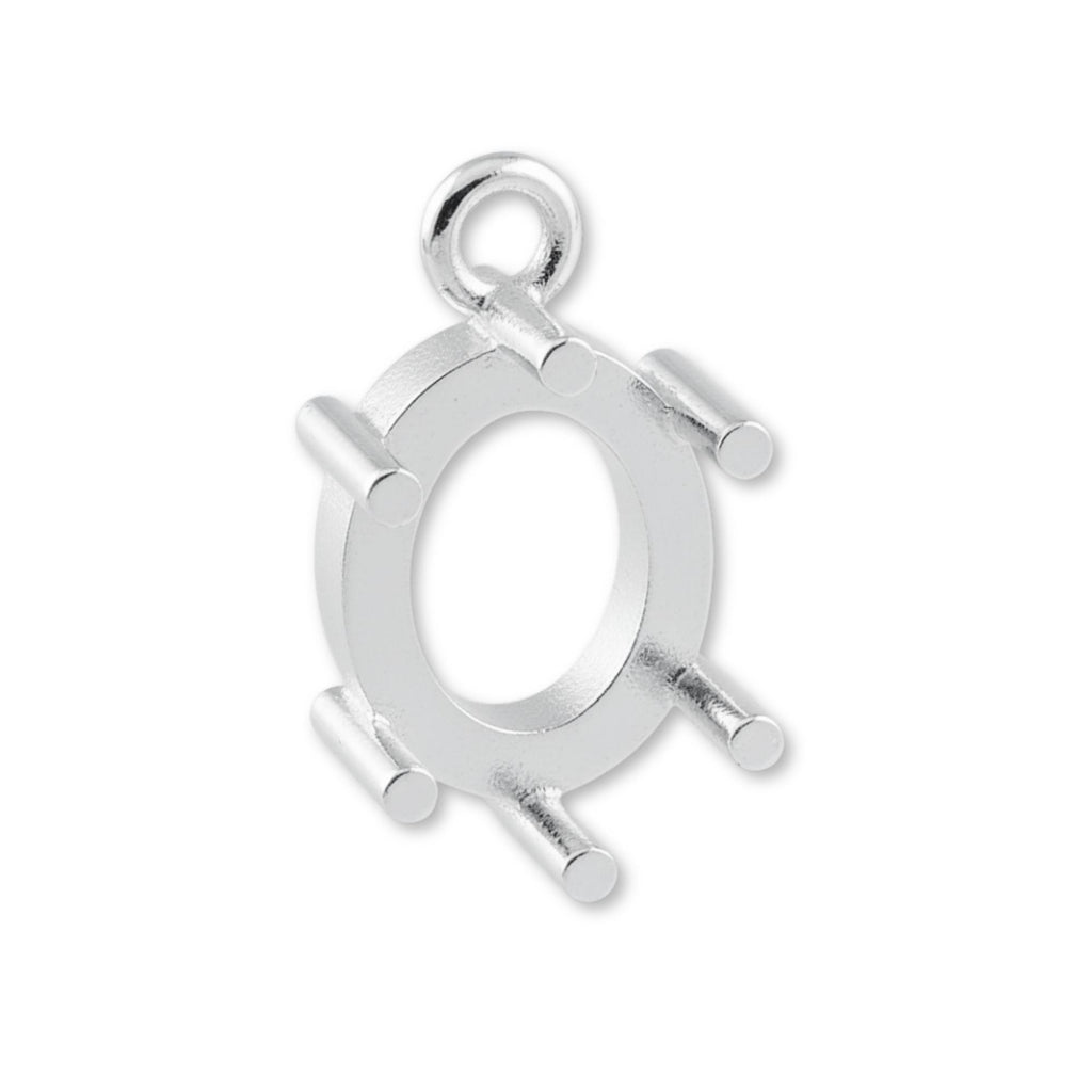 925 Sterling Silver - Oval Prong Setting