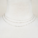 925 Sterling Silver - Singapore Twist - Necklace Chain