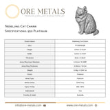 950 Platinum - Nebelung Cat Charm
