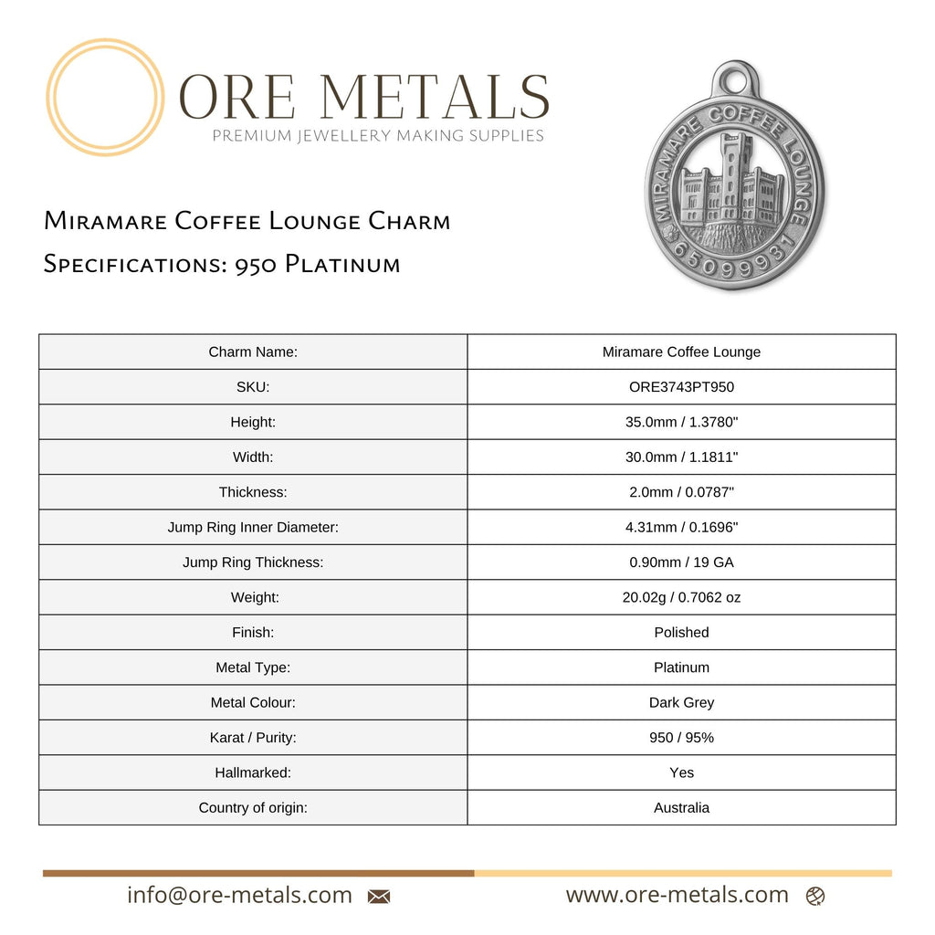 950 Platinum - Miramare Coffee Lounge Charm
