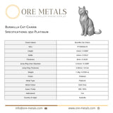 950 Platinum - Burmilla Cat Charm
