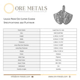 950 Platinum - Laugh Now Cry Later Charm