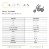 950 Platinum - Cruiser Motorbike Charm