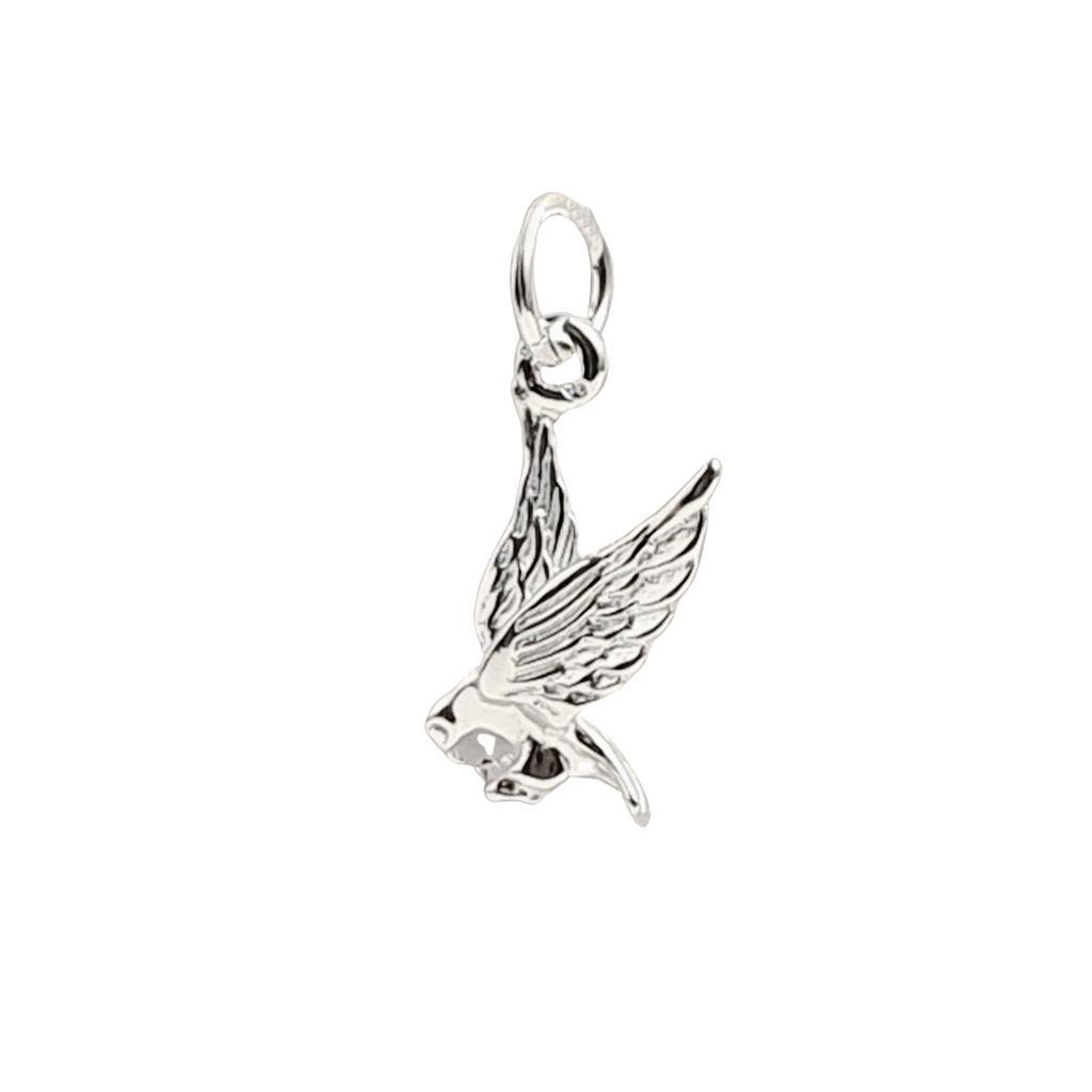 925 Sterling Silver Eagle Charm for Jewellery Making Ore Metals