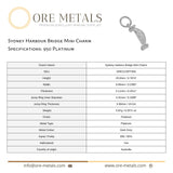 950 Platinum - Sydney Harbour Bridge Gallery Charm