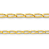 9ct Yellow Gold - Chicago Long Curb - Necklace Chain