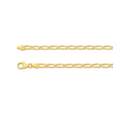 9ct Yellow Gold - Chicago Long Curb - Bracelet Chain