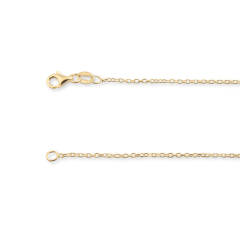 9ct Yellow Gold - Diamond Cut Cable - Bracelet Chain