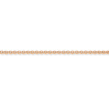 18ct Rose Gold - Cable - Bracelet Chain