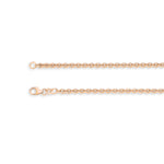 9ct Rose Gold - Cable - Necklace Chain