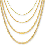 18ct Yellow Gold - Cable - Chain Extender