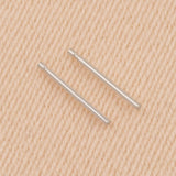 9ct White Gold - Single Notch Earring Posts