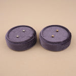 Deep Purple - Round Earring Box